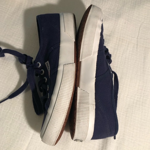 Superga Navy Canvas Sneakers - Picture 10 of 15